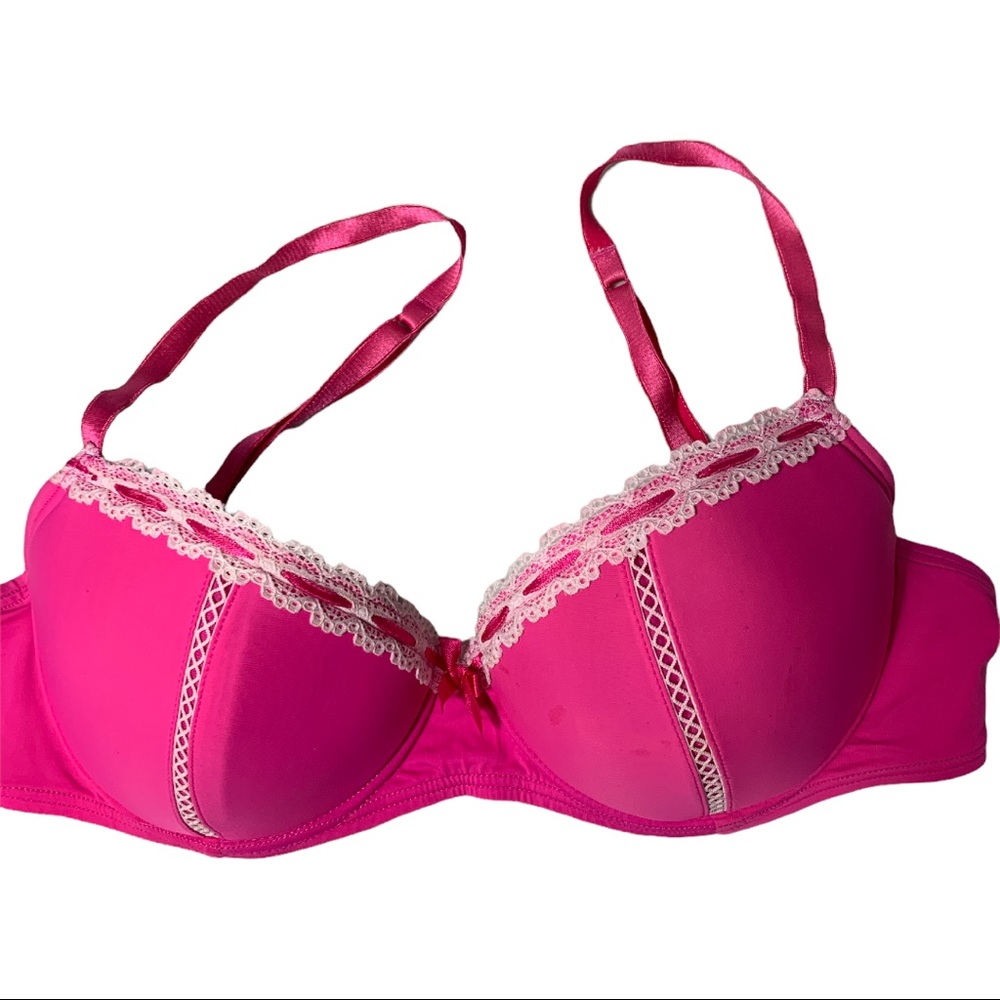 JOE BOXER Pink Padded Underwire Bra Size 36B